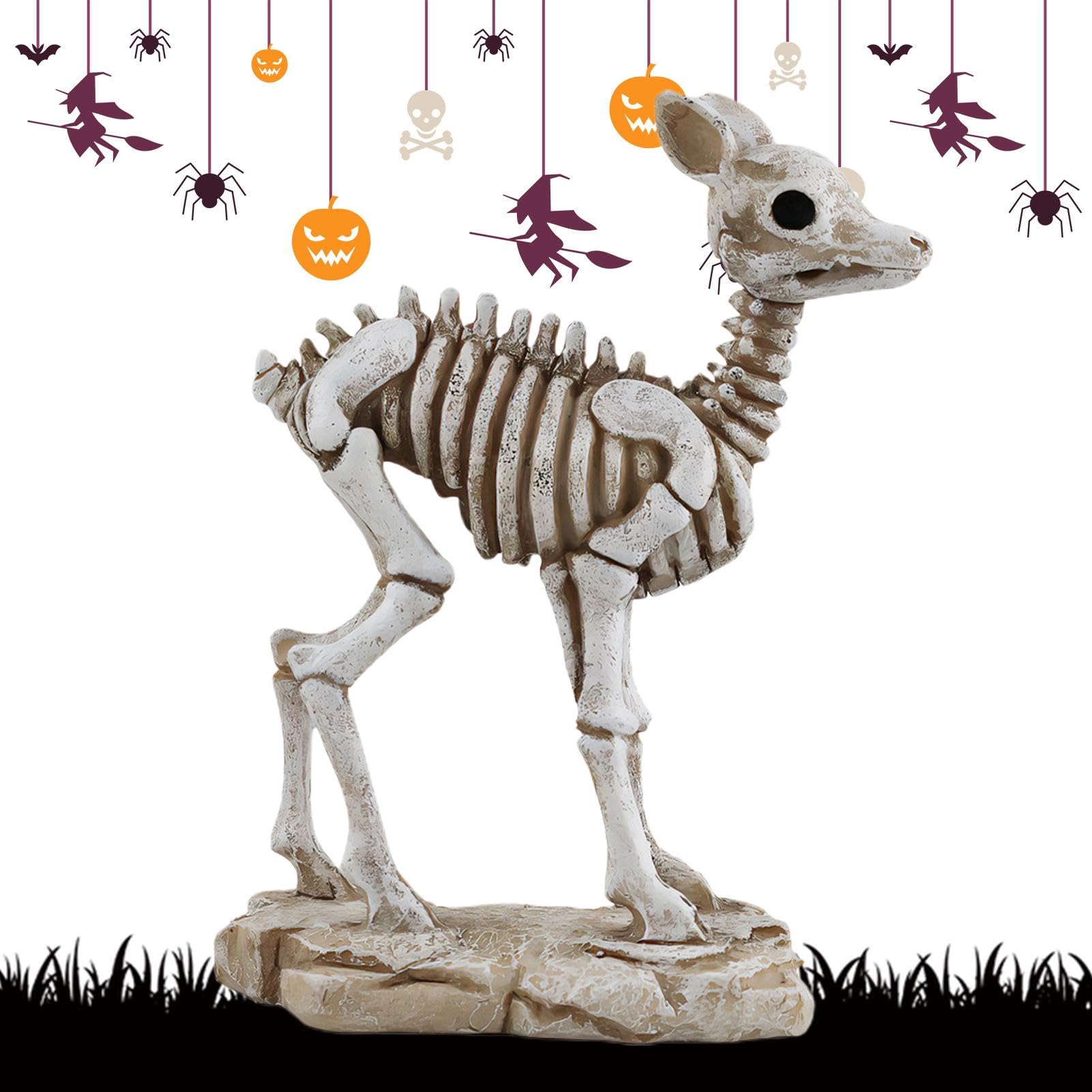 Amazon.co.jp: 鹿の骨の工芸品 - リビングルームの鹿 鹿の骸骨のホーム